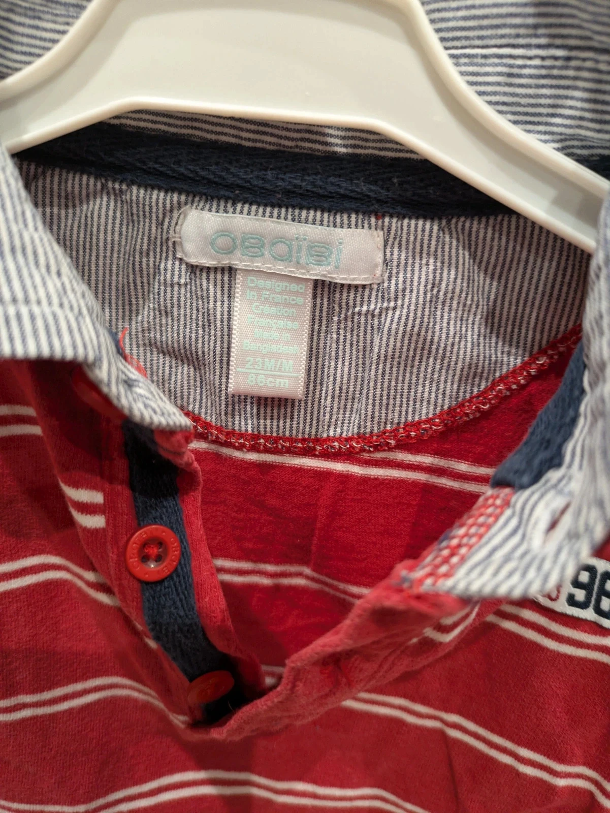Polo Obaïbi maat 23 maanden 86 cm – photo 4